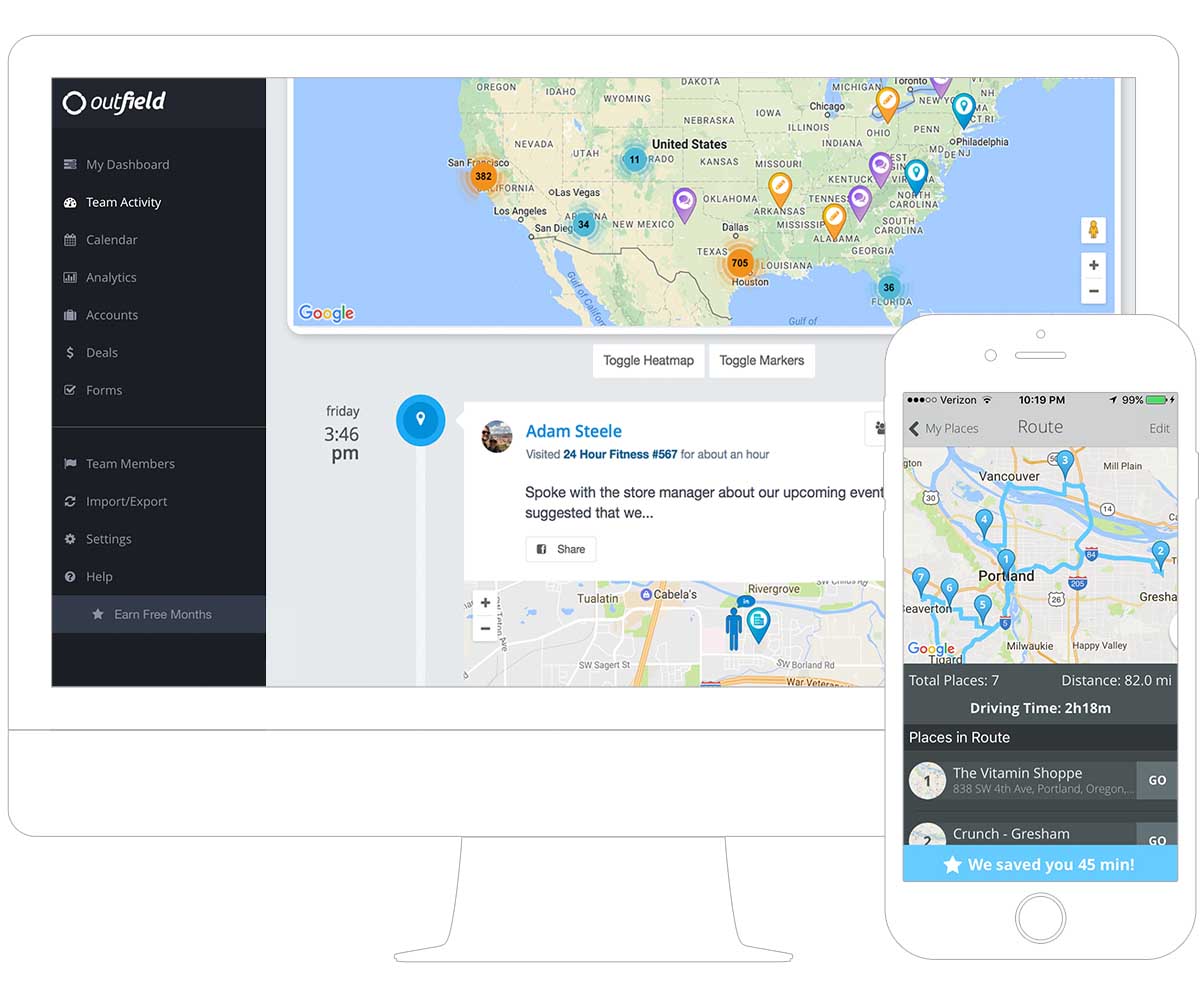Field Sales Rep Tracker Software
