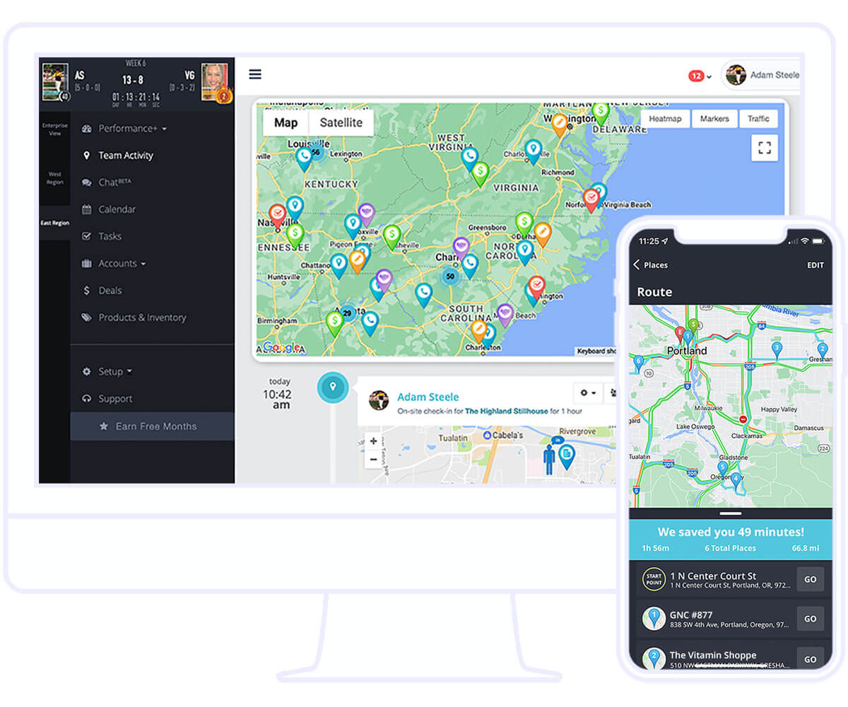 Field Sales Person Location Tracking Software