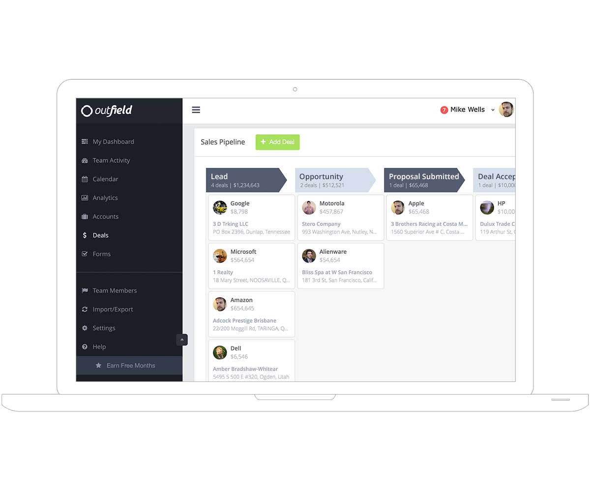 Sales Activity Tracking & Pipeline Management