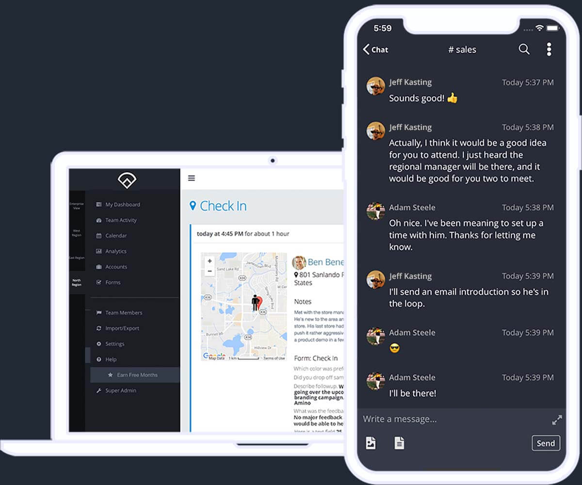 Beverage Sales CRM App